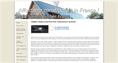 Desktop Screenshot of frenchtimberframe.co.uk